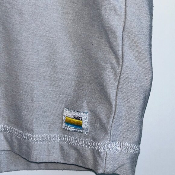 VUORI Light Gray Crewneck Soft Pima Cotton Tuvalu Tee Shirt Men's XL - Picture 3 of 10